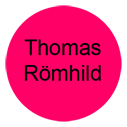Roter Punkt, beschriftet mit dem Namen Thomas Roemhild